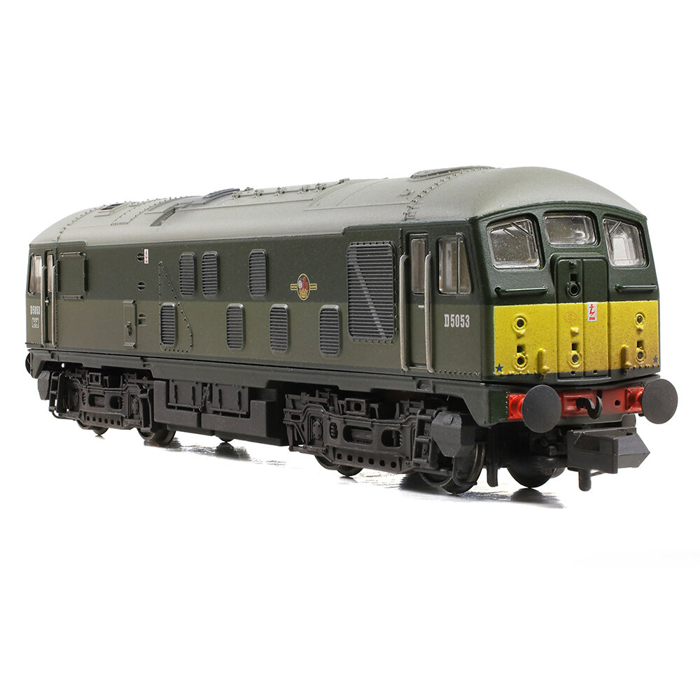Class 24/0 D5053 BR Two-Tone Green (Small Yellow Panels) - Weathered